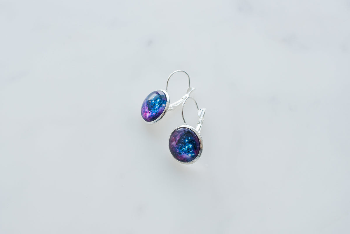 Galaxy earrings from the Celestial gift set